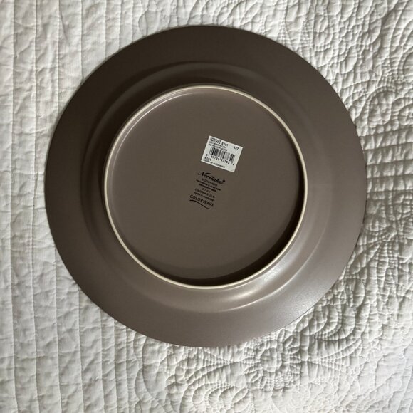 Noritake Colorwave Chocolate 12" Round Platter BRAND NEW IN BOX - Picture 2 of 7